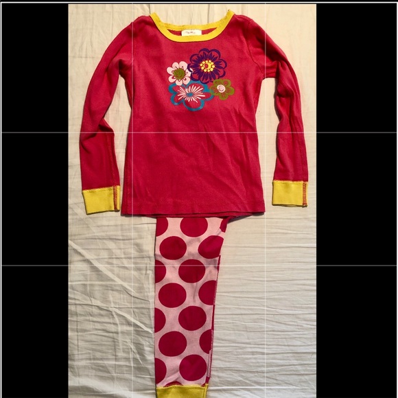 Hanna Andersson HannaSoft Print Long Johns - Multicolored Flowers main image 0